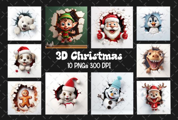 3D Christmas Background PNG: A Digital Asset for Creative Projects