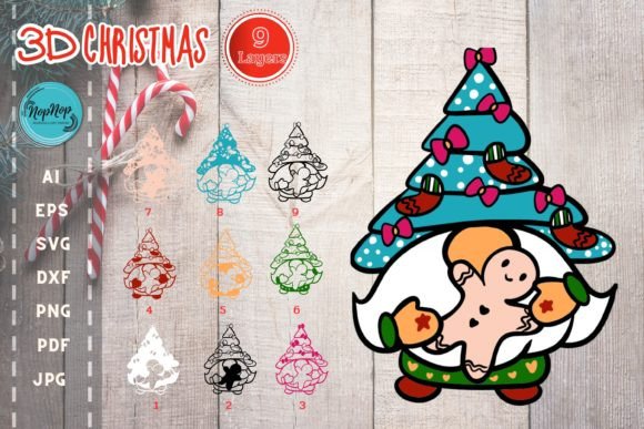 3D Christmas Gnomes: A Creative and Practical Addition to Your Digital Toolkit