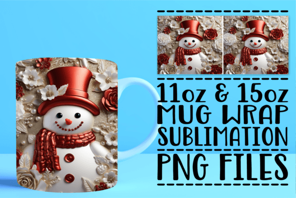 3D Festive Character Mug Wraps 11oz 15oz: A Creative and Practical Solution
