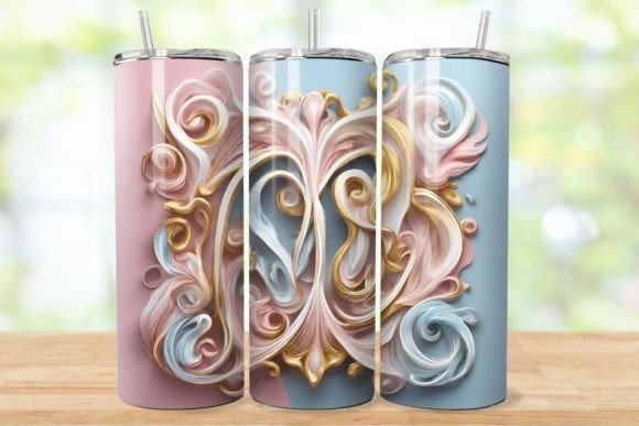3D Flourishing Radiance Tumbler Wrap