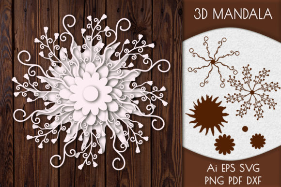3D Flower Mandala: A Creative and Practical Design for All