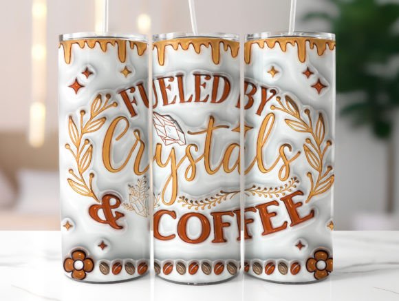 3D Inflated Witchy Crystal Tumbler Wrap: A Unique Customization Option