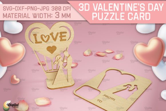 3D Valentine’s Day Puzzle Card: A Creative and Digital Solution for Modern Designers