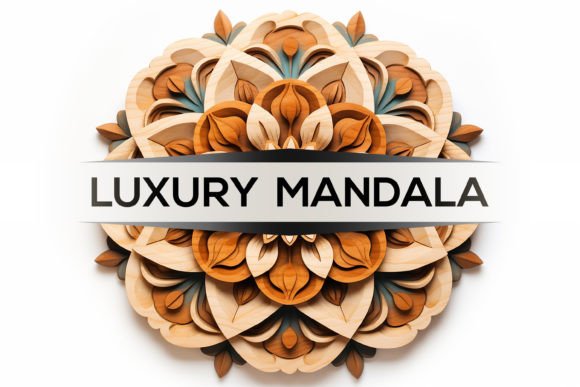 3D Wooden Design Wooden Art Mandala: A Fusion of Creativity and Innovation