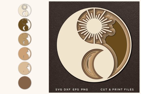 Exploring the YinYang 3D Cut File Sun Moon: A Digital Design Revolution