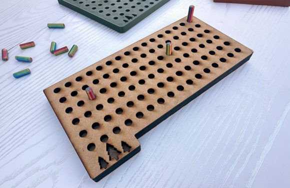 Ornament Assembly Jig SVG 3D File: Streamline Your Holiday Crafting