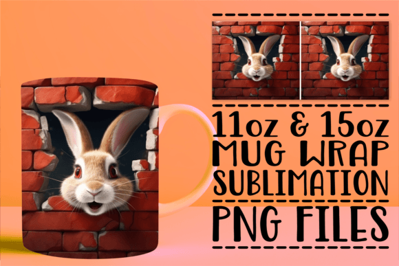 Wild Wall 3D Mug Prints for Creative and Commercial Use